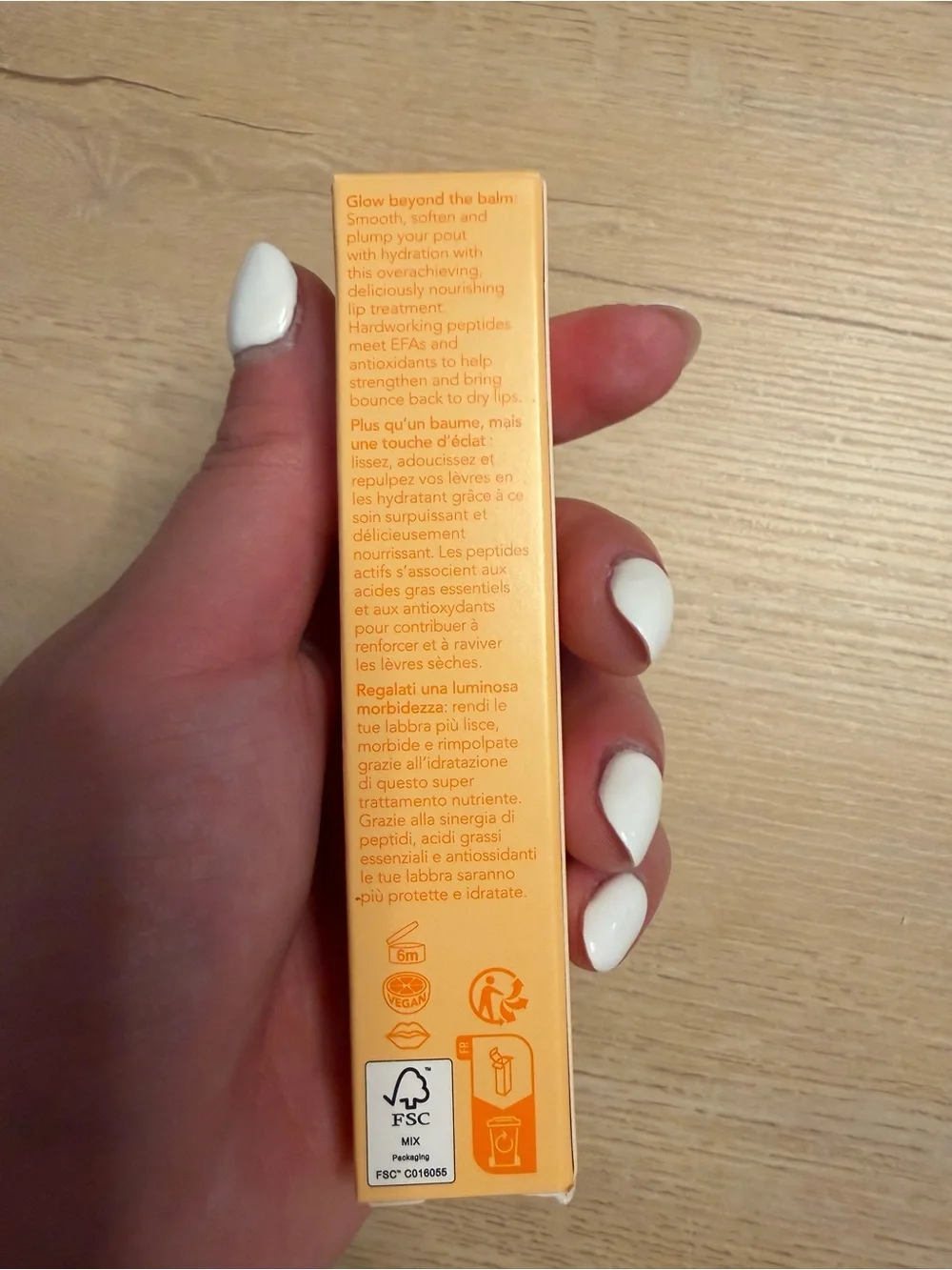 Ole Henriksen Peach-Orange Pout Preserve Peptide Lip Treatment